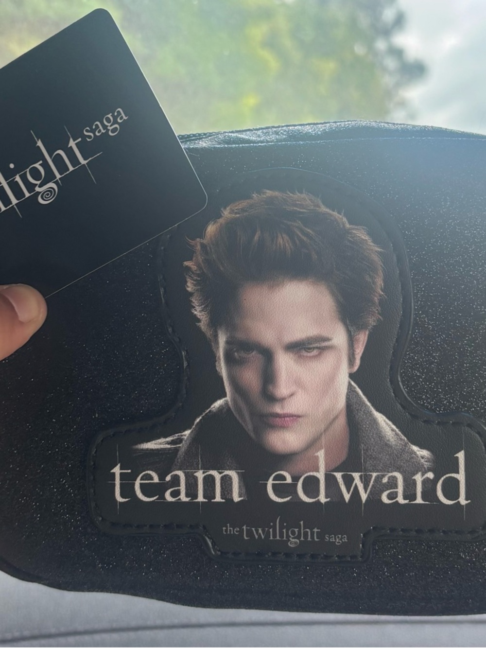Team Edward Twilight Saga makeup bag - Black